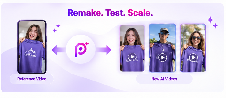 create viral video variations with Pody Smart Remake