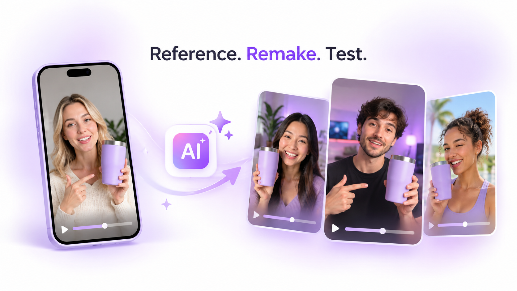Video to video AI for ecommerce ads