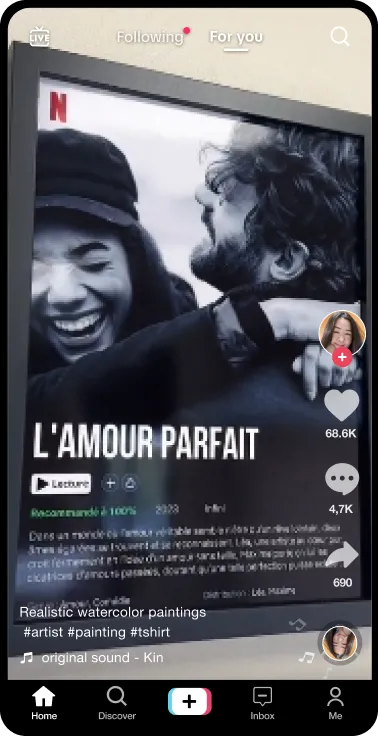 Canvas art reference ad video for AI Smart Remake